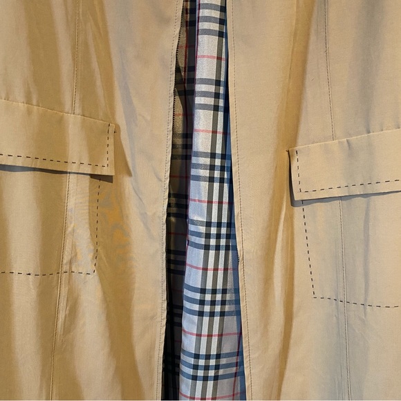 RARE AUTHENTIC TEKBIR Beige Trench Coat Zip sz46 Msrp $749 - Picture 8 of 15